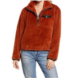 Women's Rust Fleece Jacket